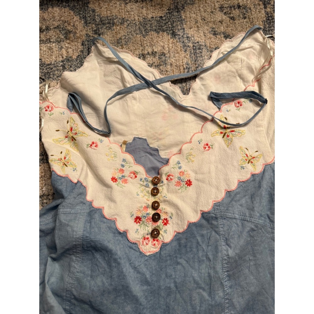 Free People This And That Embroidered Midi Dress S Excellent Condition - Picture 8 of 8